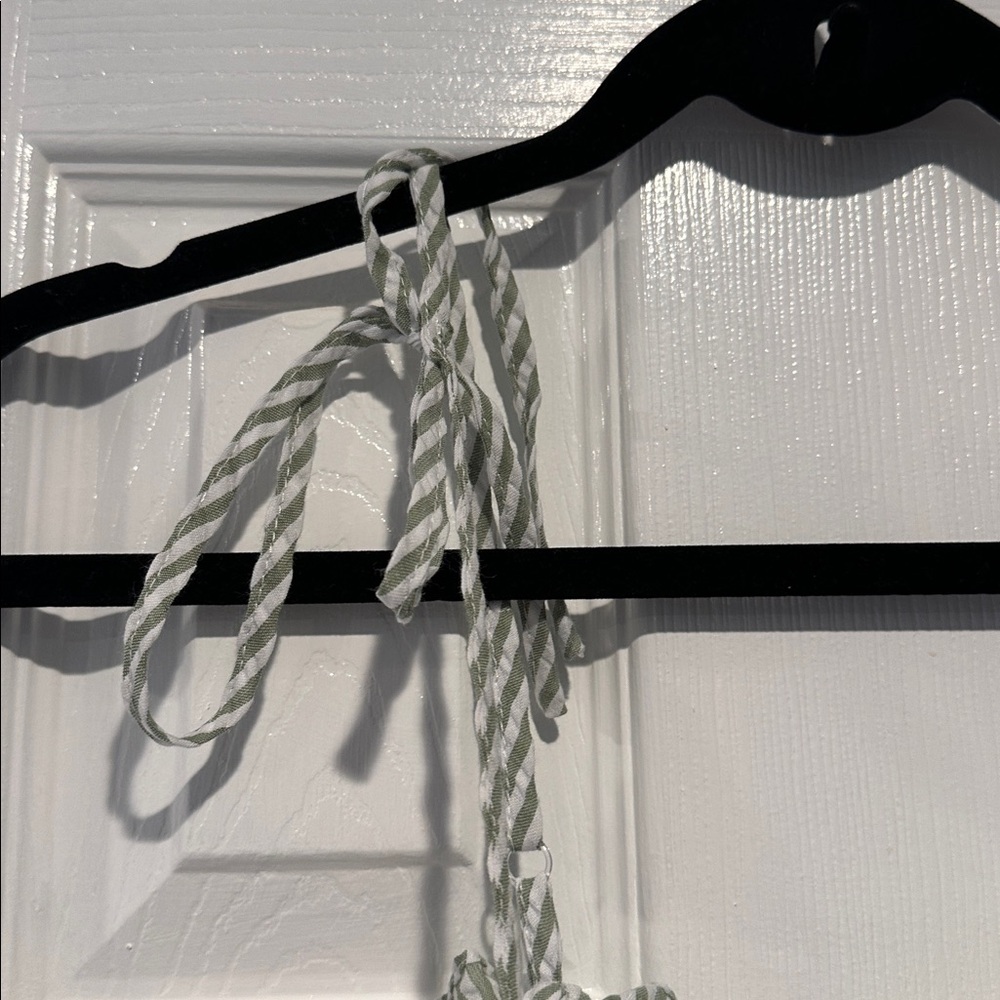 Striped Ruffle Tie-Strap Top - Picture 2 of 4
